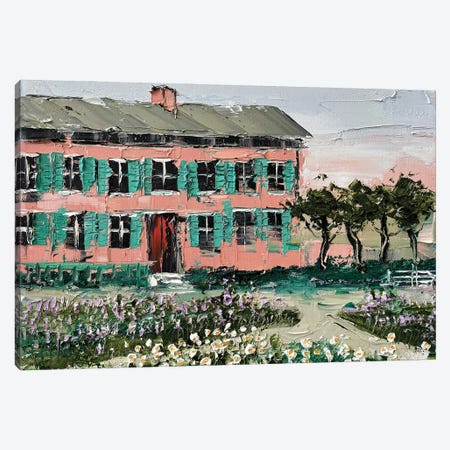 Monet'S House In Giverny Canvas Print #LEL648} by Lisa Elley Canvas Artwork