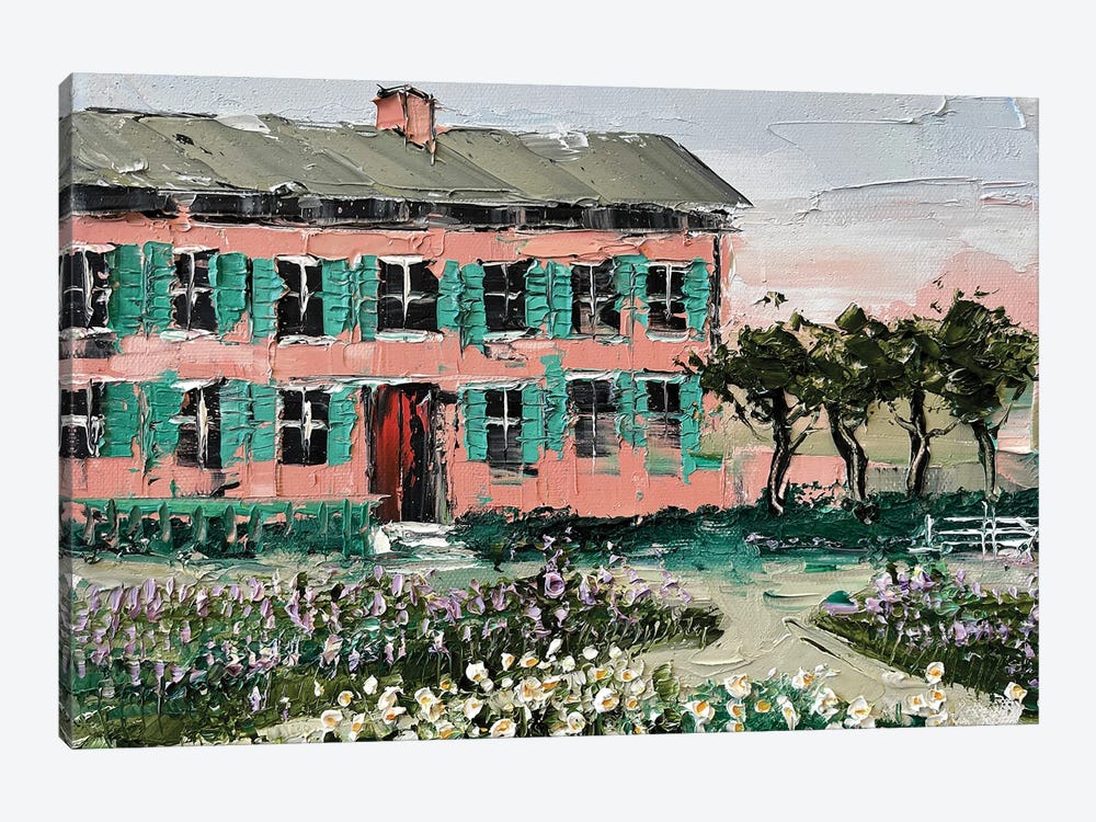 Monet'S House In Giverny by Lisa Elley 1-piece Canvas Art Print