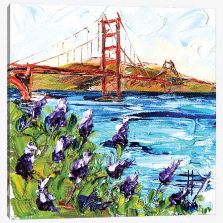 Golden Gate Bridge II Canvas Print #LEL64} by Lisa Elley Canvas Print