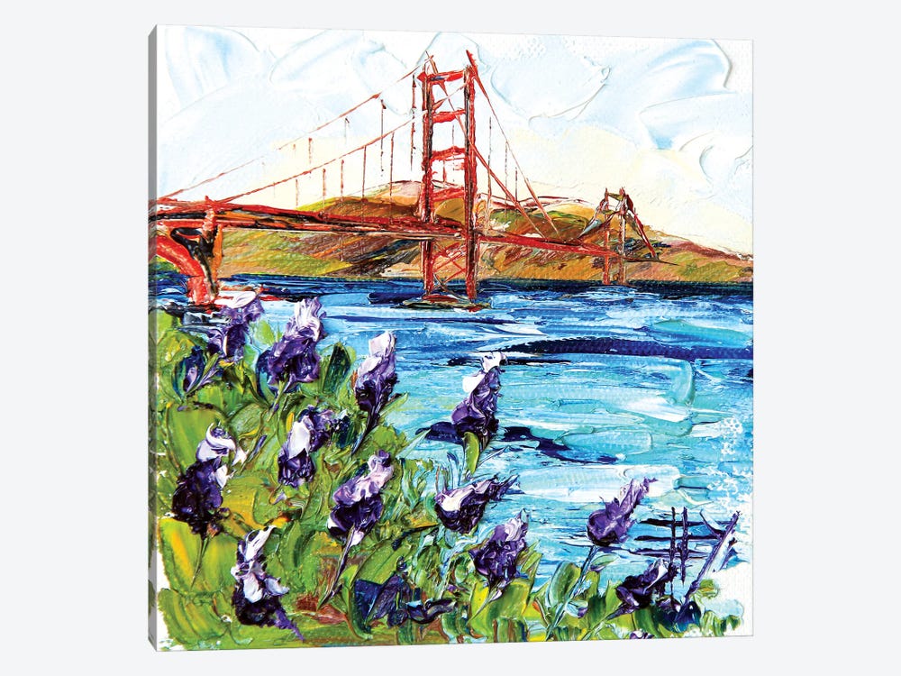 Golden Gate Bridge II by Lisa Elley 1-piece Canvas Wall Art