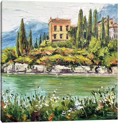 Lake Como Canvas Art Print