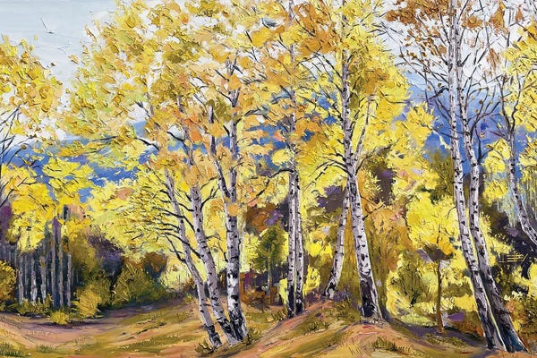 Aspen Trees: Aspens Of Autumn by Lisa Elley