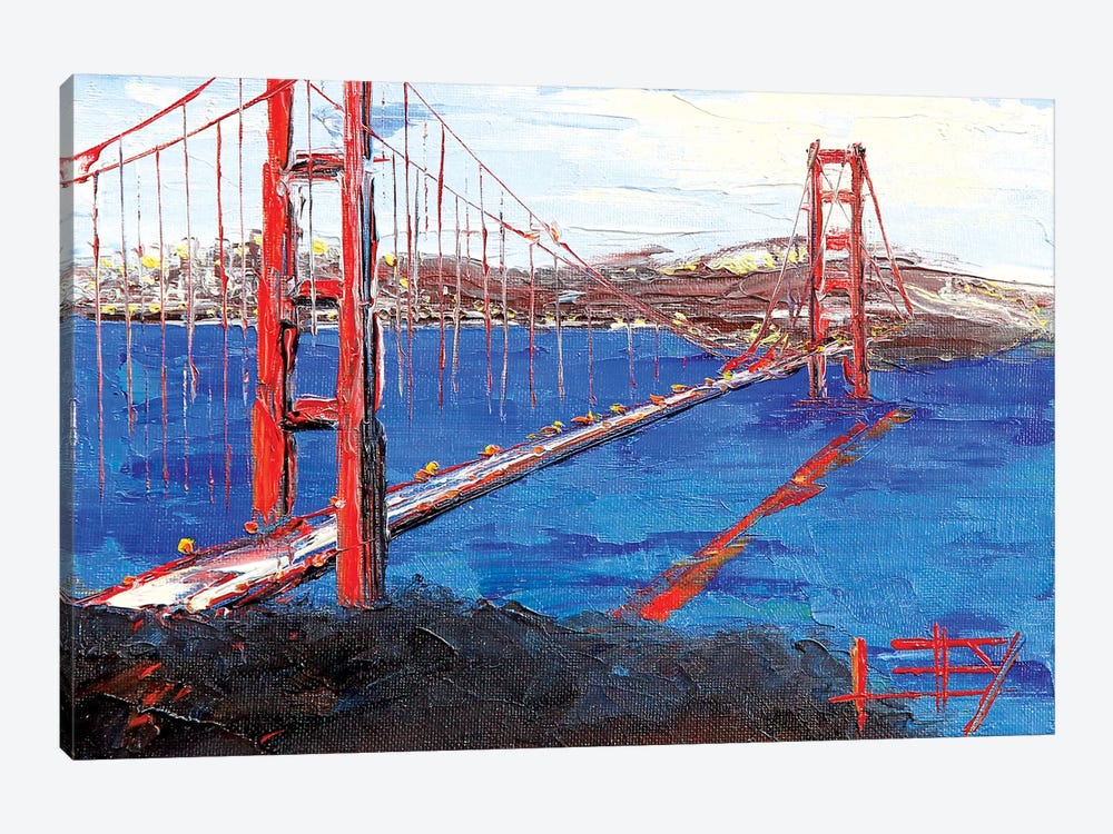 Golden Gate Bridge III by Lisa Elley 1-piece Art Print