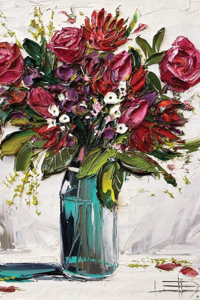 Lisa Elley: Aurora Still Life Floral by Lisa Elley