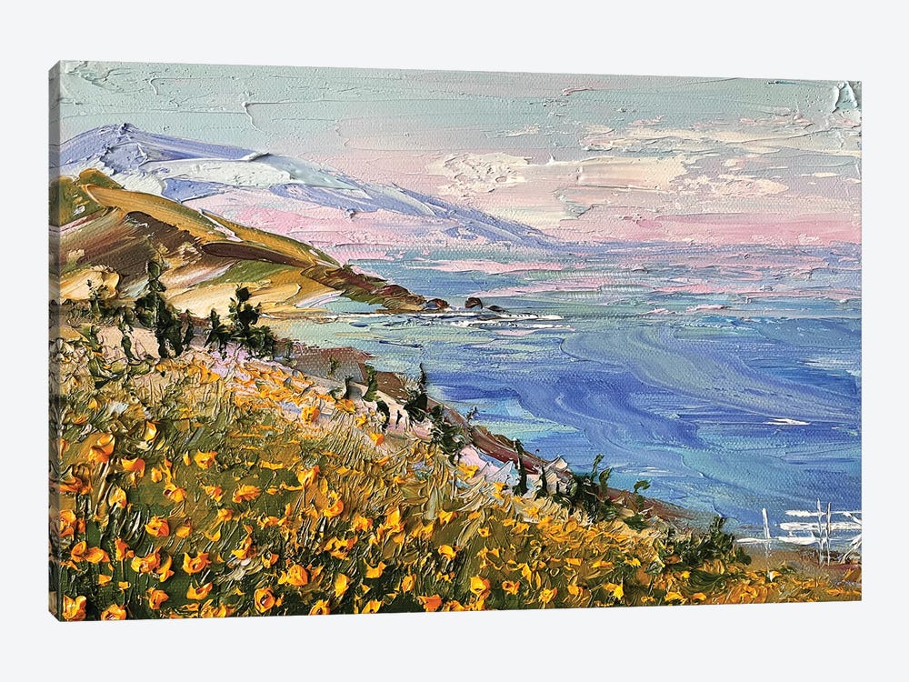 Coastal Dream Big Sur California by Lisa Elley 1-piece Canvas Print