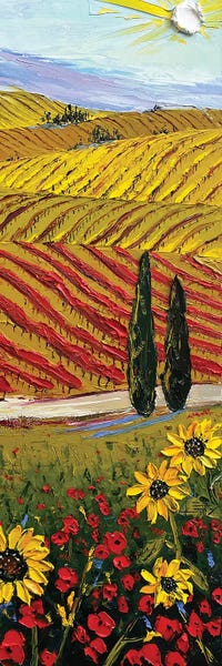 Canvas Print: A Wine Country Drive In Napa Valley by Lisa Elley