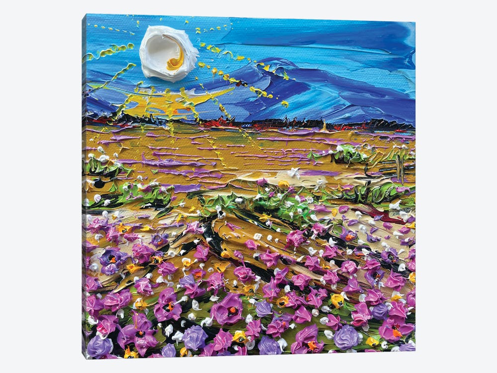 Superbloom Mojave Desert Symphony by Lisa Elley 1-piece Canvas Art