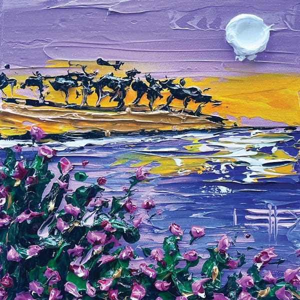 Coastlines: Sunset Serenade by Lisa Elley