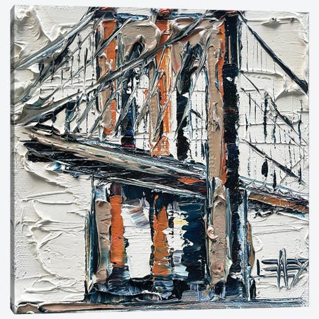 Brooklyn Bridge NYC Canvas Print #LEL676} by Lisa Elley Canvas Art