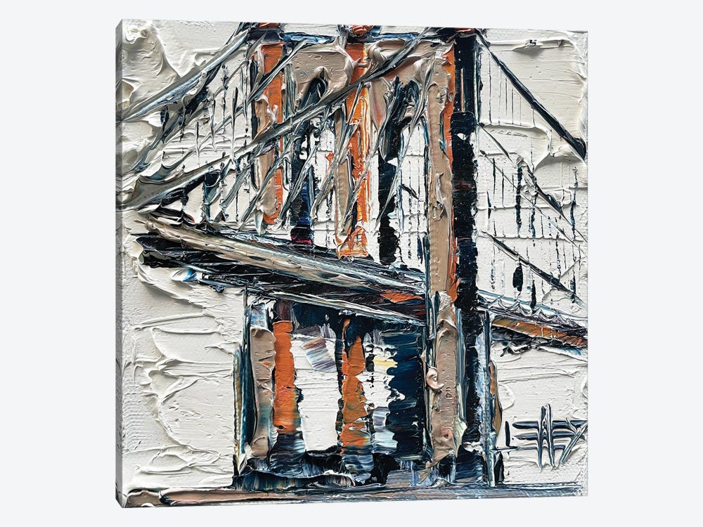 Brooklyn Bridge NYC by Lisa Elley 1-piece Canvas Art
