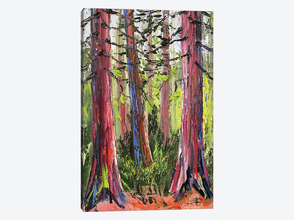 California Redwoods, Giant Sequoia Trees by Lisa Elley 1-piece Art Print