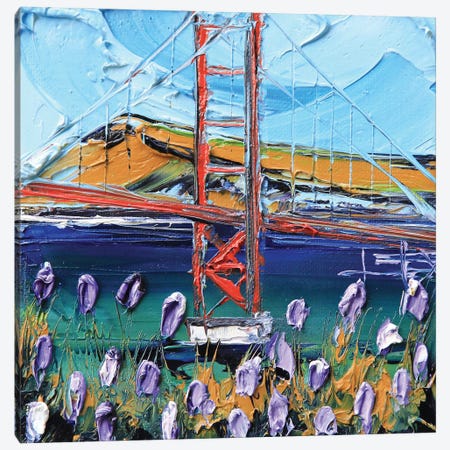 To The Golden Gate - In San Francisco Canvas Print #LEL689} by Lisa Elley Canvas Art