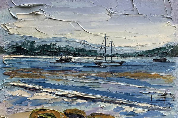 Monterey: Sailing In Monterey by Lisa Elley