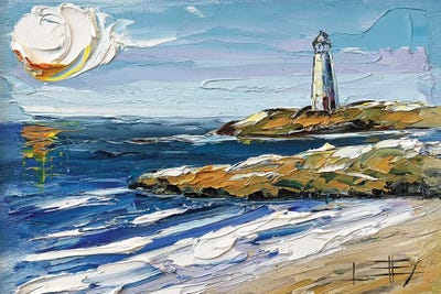 Twin Lakes Beach by Lisa Elley canvas print