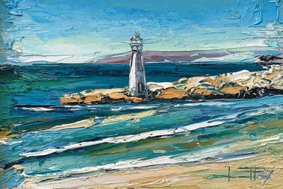 Twin Lakes Beach II by Lisa Elley canvas print