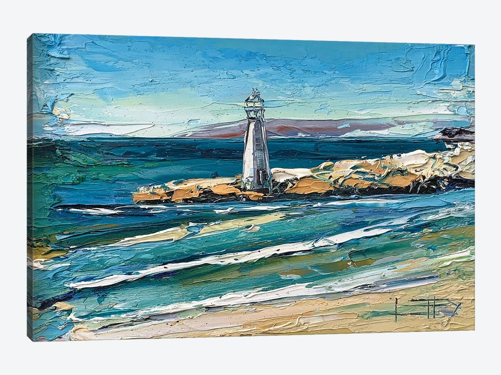 Twin Lakes Beach II by Lisa Elley 1-piece Canvas Art Print