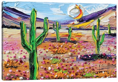 Desertscape Canvas Art Print - Lisa Elley