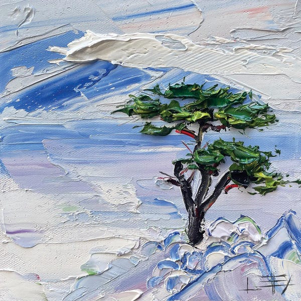 Lisa Elley: Lone Cypress by Lisa Elley