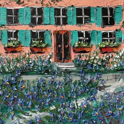 At Home With Monet by Lisa Elley canvas print