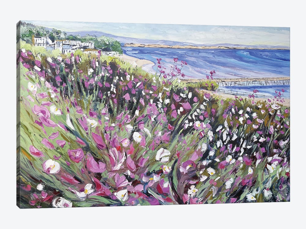 Springtime Dream On The Coast by Lisa Elley 1-piece Canvas Art