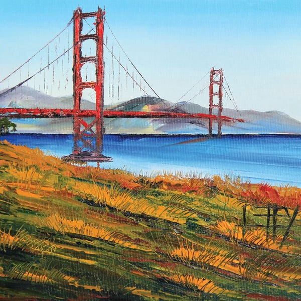 Golden Gate Bridge: Golden Gate Bridge VII by Lisa Elley