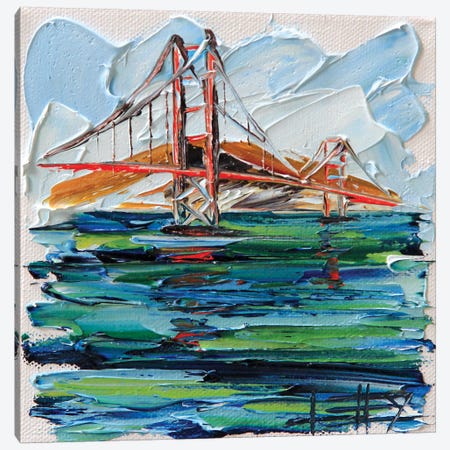 Golden Gate Bridge VIII Canvas Print #LEL72} by Lisa Elley Art Print