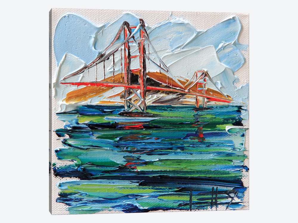 Golden Gate Bridge VIII by Lisa Elley 1-piece Canvas Art Print