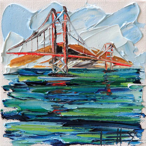Golden Gate Bridge: Golden Gate Bridge VIII by Lisa Elley