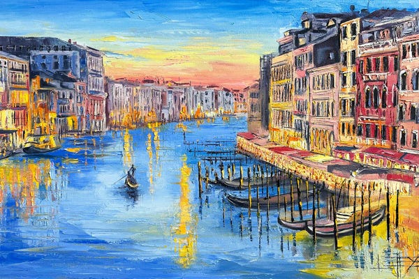 Lisa Elley: Venice City In Italy by Lisa Elley