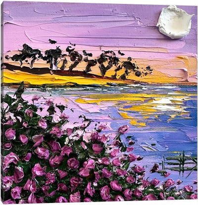 Sunset Shores La Jolla Canvas Art Print - San Diego Art