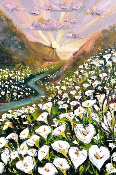 Calla Lilies: Cala Lily Valley by Lisa Elley