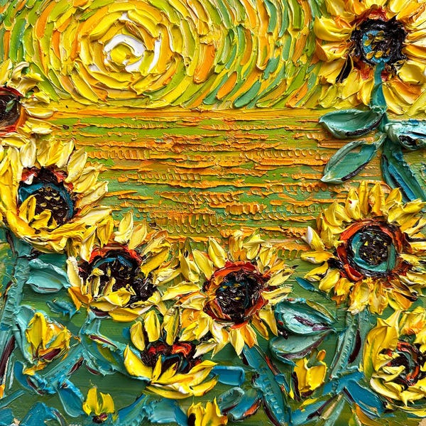 Van Gogh's Sunflowers Collection: Heavenly Bloom by Lisa Elley