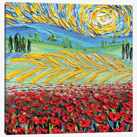 To The Vineyard We Gogh Canvas Print #LEL749} by Lisa Elley Canvas Art Print