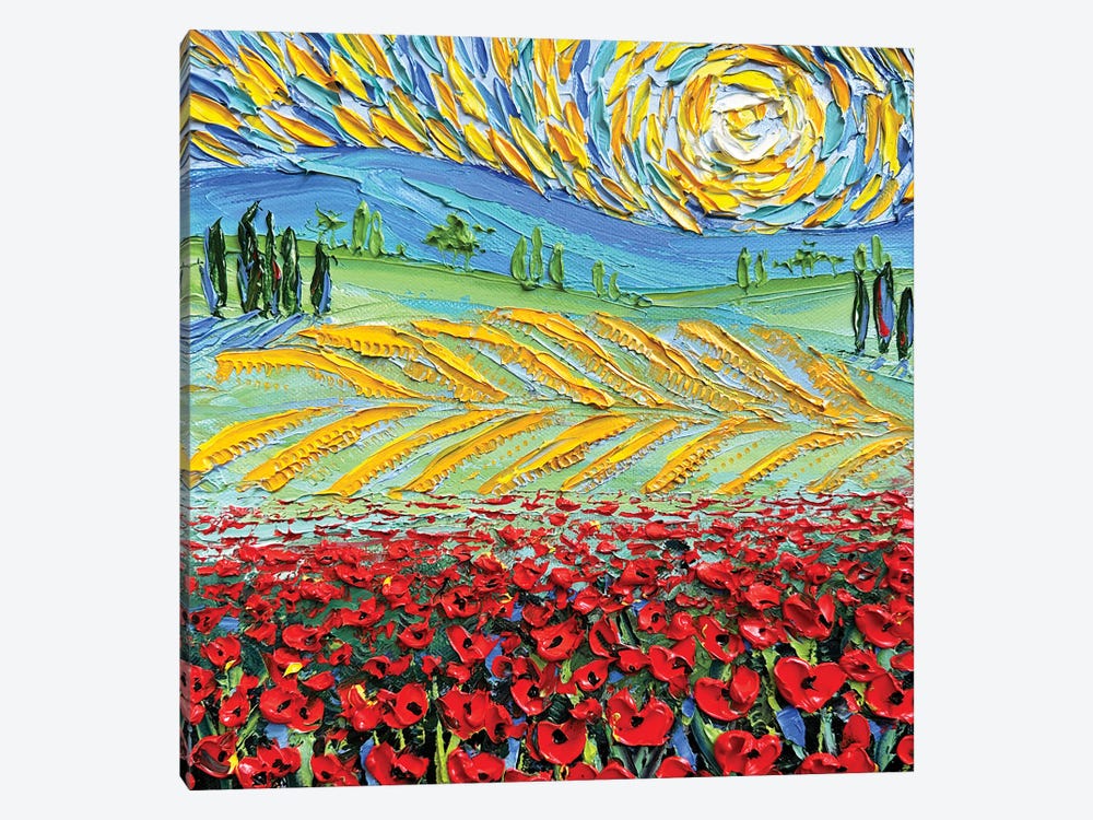 To The Vineyard We Gogh by Lisa Elley 1-piece Art Print