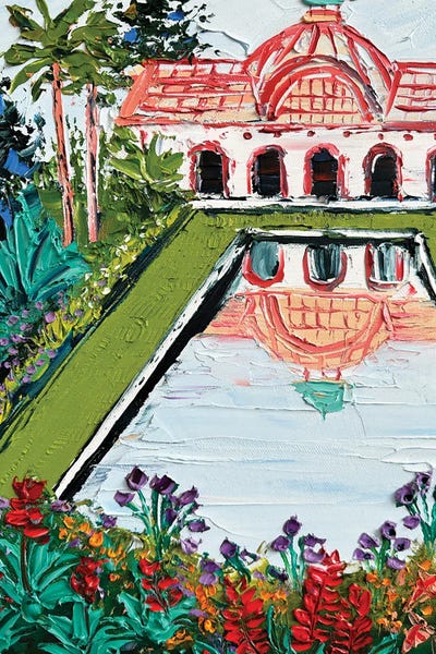 San Diego: Balboa Park In San Diego With Botanical Gardens And Lily Pond by Lisa Elley