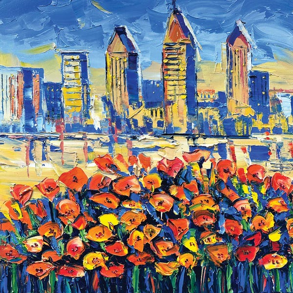 San Diego Skylines: San Diego Gogh by Lisa Elley