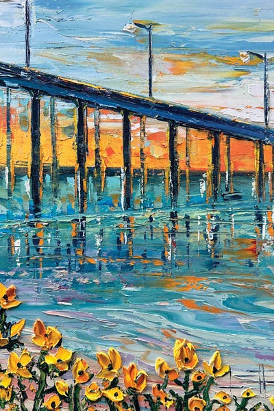 San Diego: Ocean Beach Pier San Diego by Lisa Elley