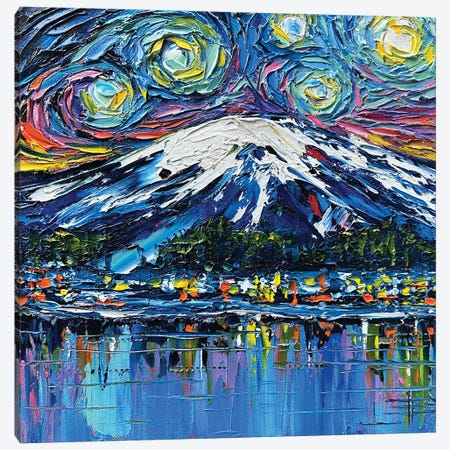 Gogh To The Mountains - Bear Mountain Valley California Canvas Print #LEL759} by Lisa Elley Canvas Art