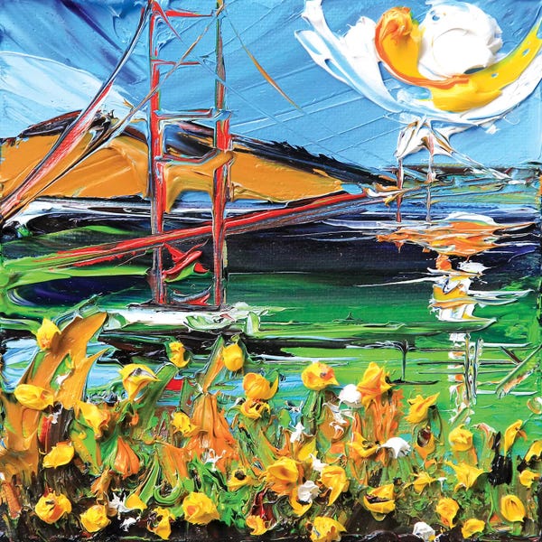 Golden Gate Bridge: Golden Gate Bridge In My Heart by Lisa Elley