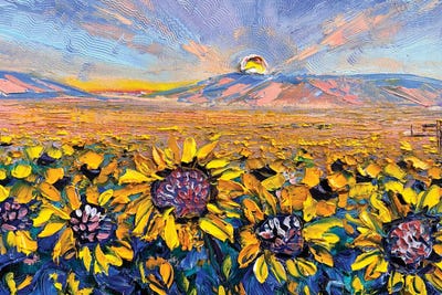 Sunflower Superbloom by Lisa Elley art print
