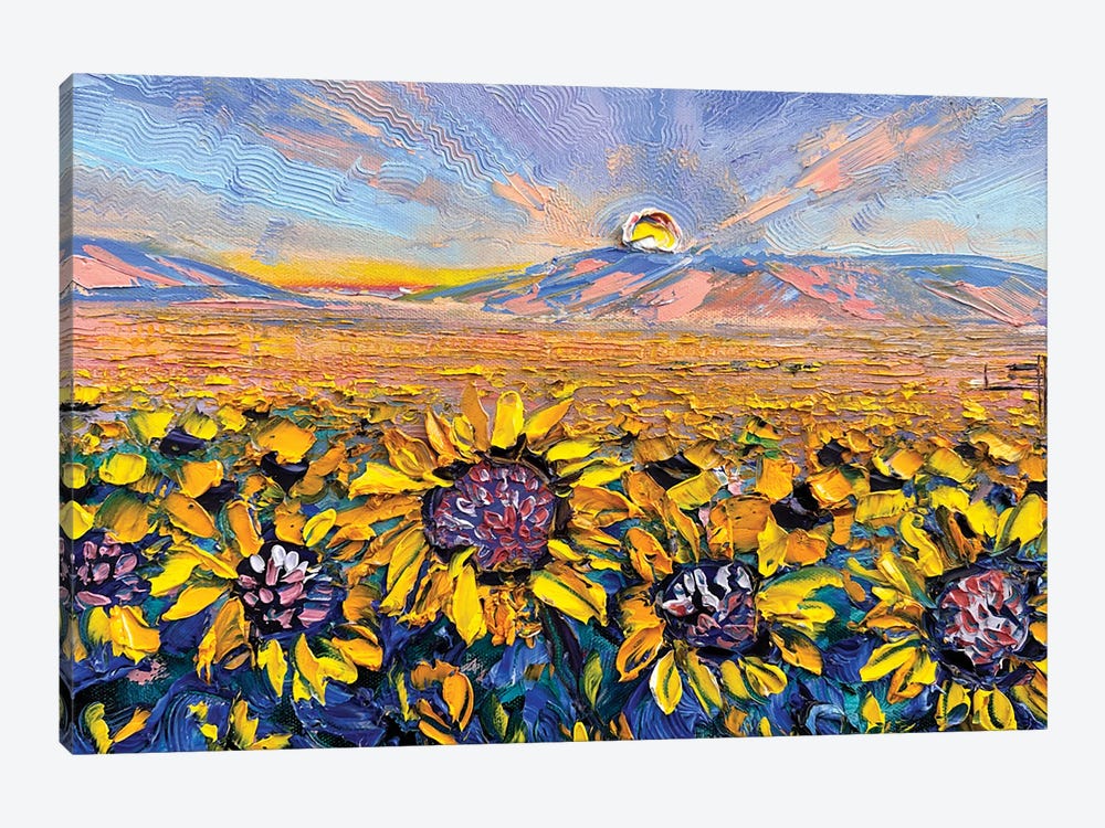Sunflower Superbloom by Lisa Elley 1-piece Art Print