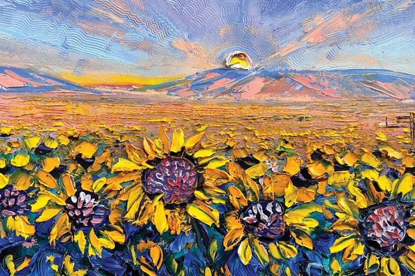 Fine Art Print: Sunflower Superbloom by Lisa Elley