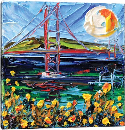 Golden Gate Bridge Memory Canvas Art Print - Golden Gate Bridge