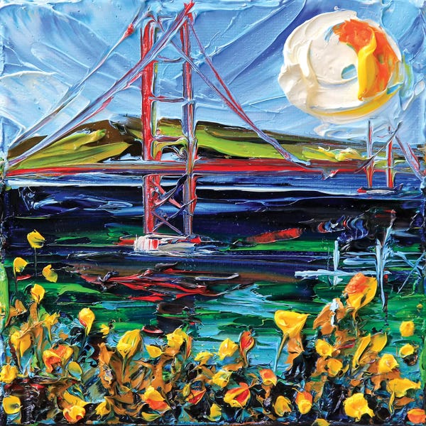 Golden Gate Bridge: Golden Gate Bridge Memory by Lisa Elley