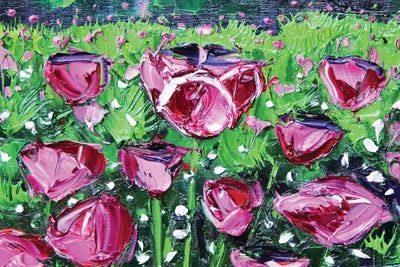 Monet's Poppies by Lisa Elley framed wall art