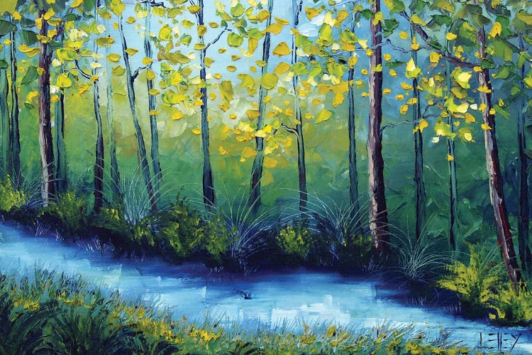 Blue River by Lisa Elley wall art