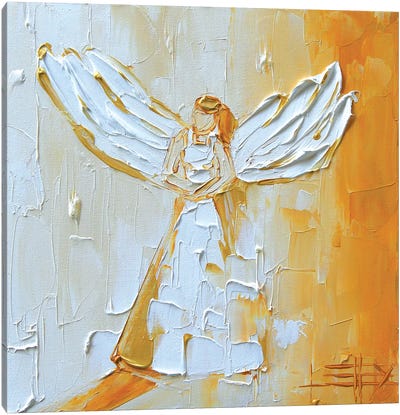 Angel Canvas Art Print - Palette Knife Prints