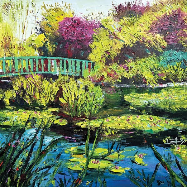 Water Lilies: Waterlily Reflections With Monet by Lisa Elley