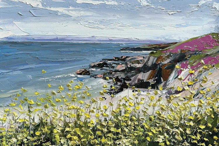 Wildflowers On The Coast by Lisa Elley wall art