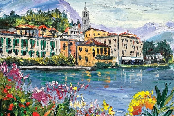 Lisa Elley: Lovely Lake Como by Lisa Elley